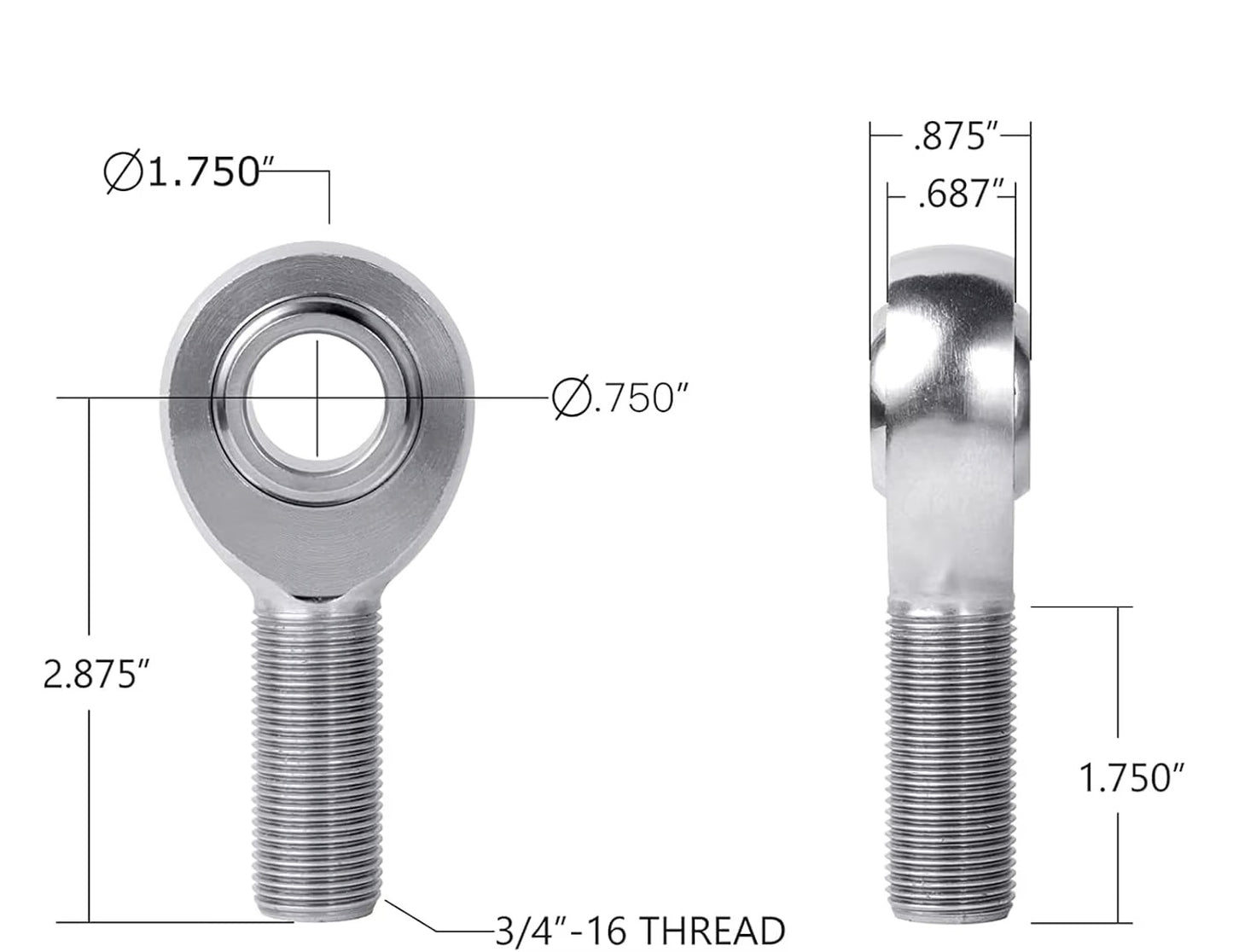 Kit Rotule Chromoly 3/4" - 4Krawl Products
