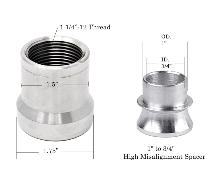 Kit Rotule Chromoly 1.25" - 4Krawl Products