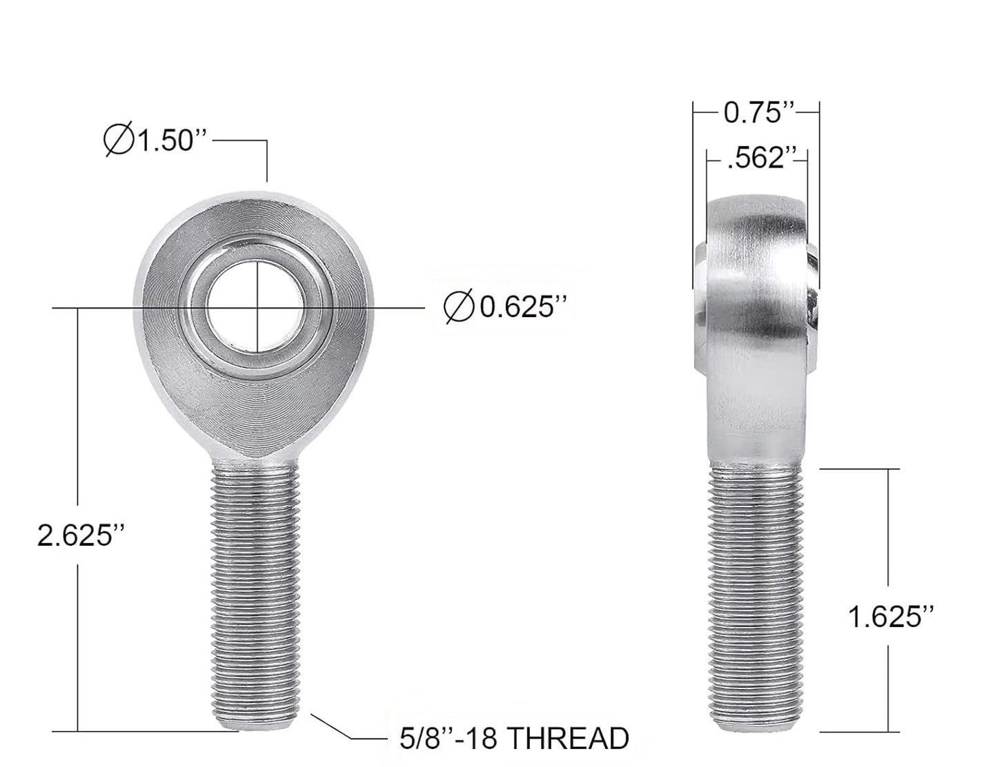 Kit Rotule Chromoly 5/8" - 4Krawl Products