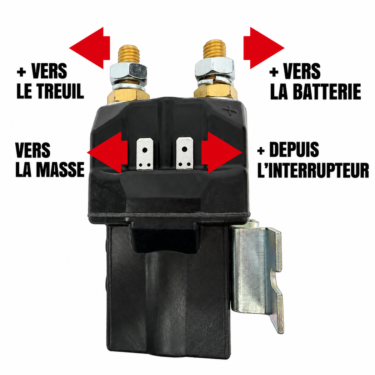 Kit Coupe-Circuit Électrique de Treuil Albright 12V – Red Winches
