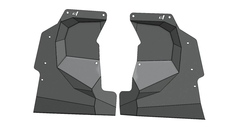 protection passage roue can am maverick x3 acier noir
