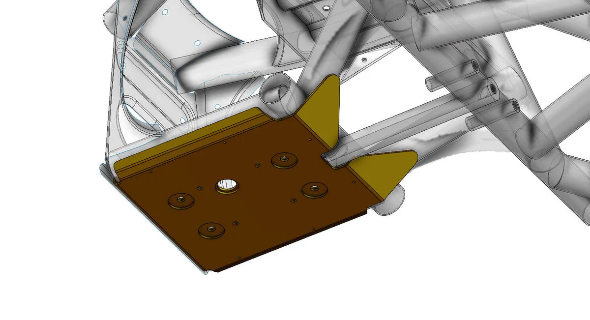 renfort chassis avant x3 support diff heavy duty