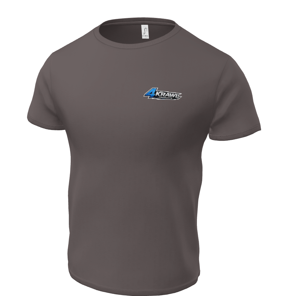 tshirt offroad gris coton 190g 4krawl