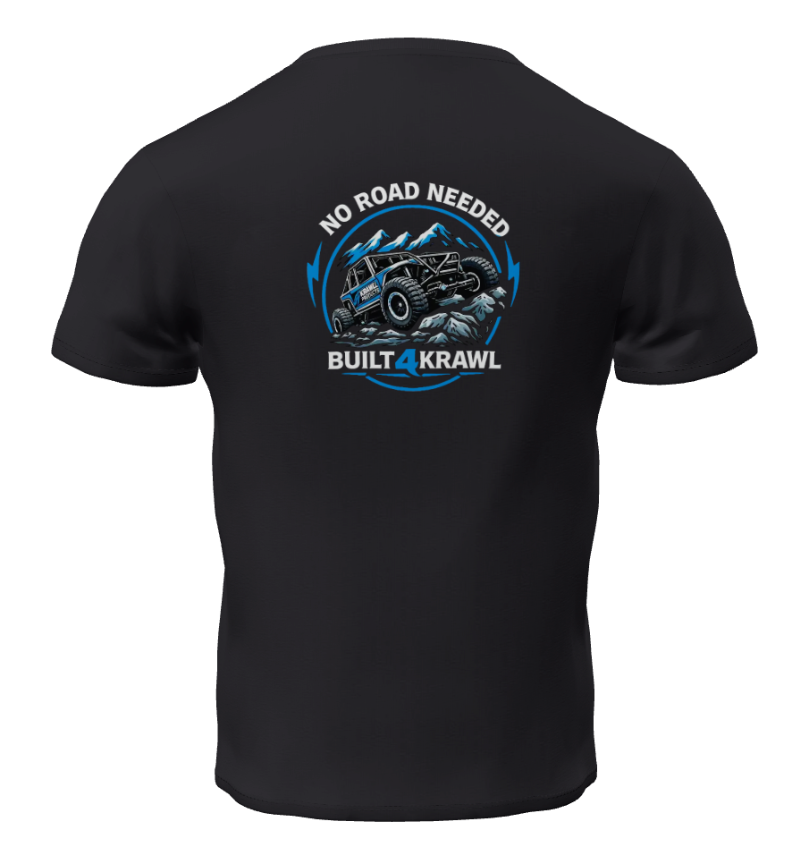 tshirt 4krawl dos no road needed built 4krawl