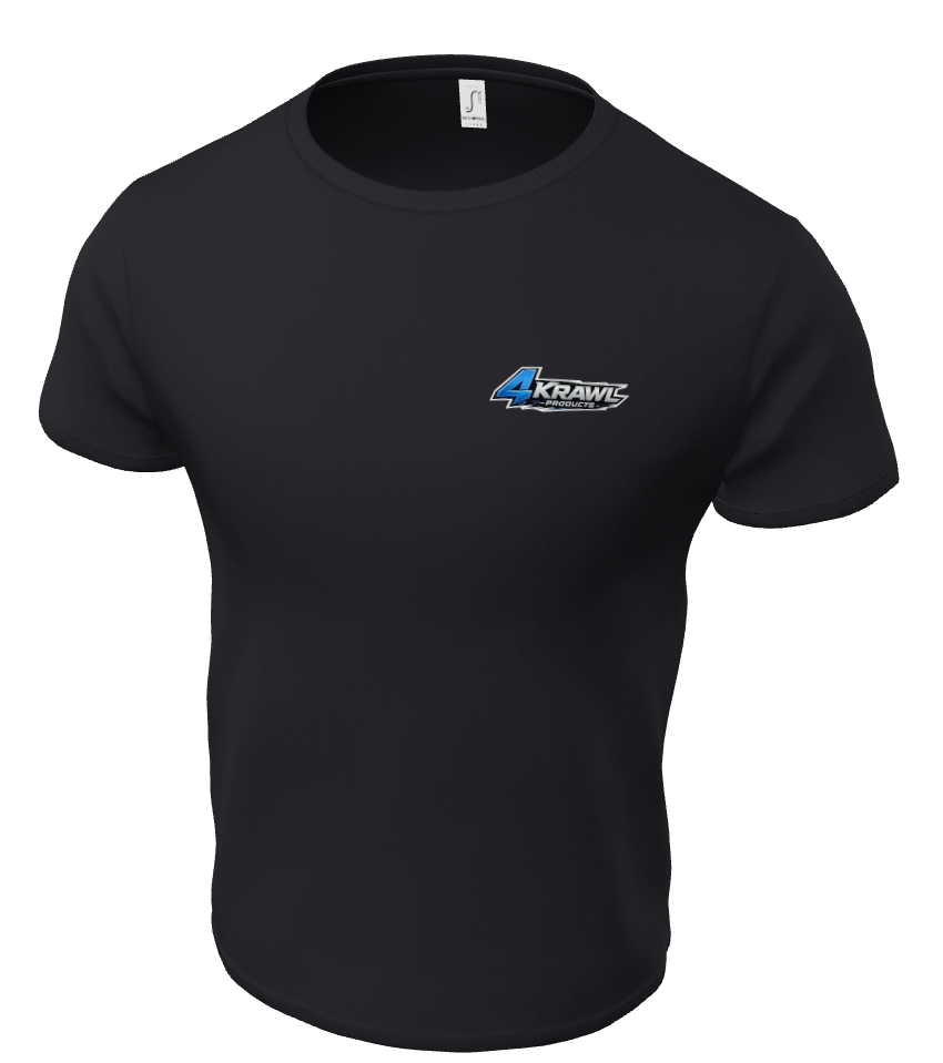 tshirt offroad noir coton 190g 4krawl