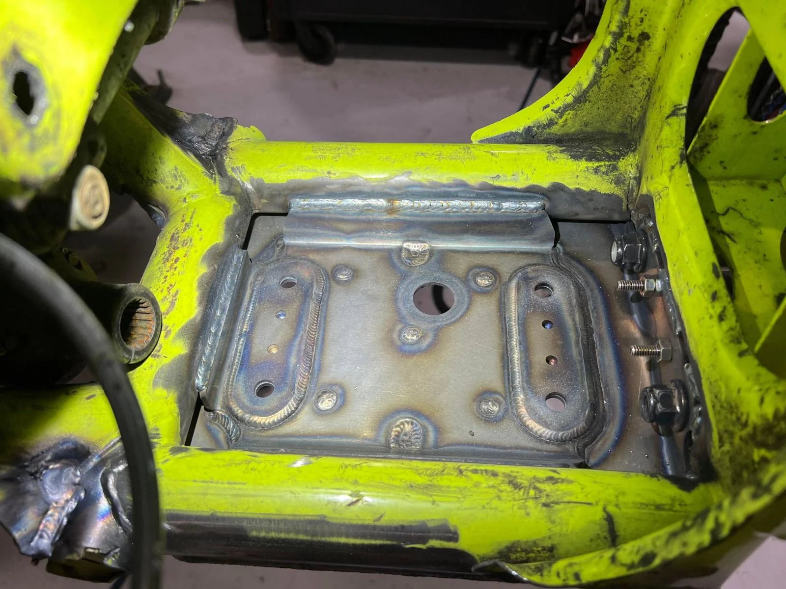 support diff avant x3 soudure chassis performance