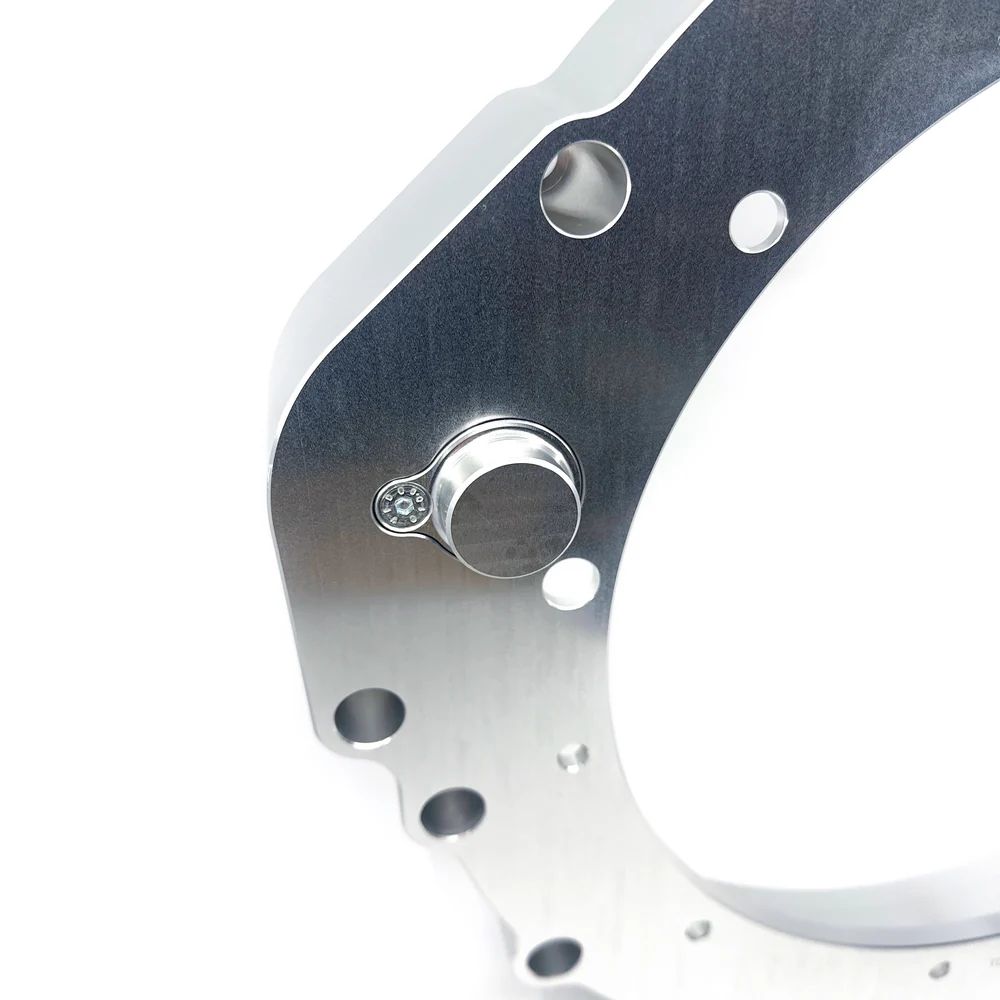 Détail adaptateur transmission Toyota vers BMW