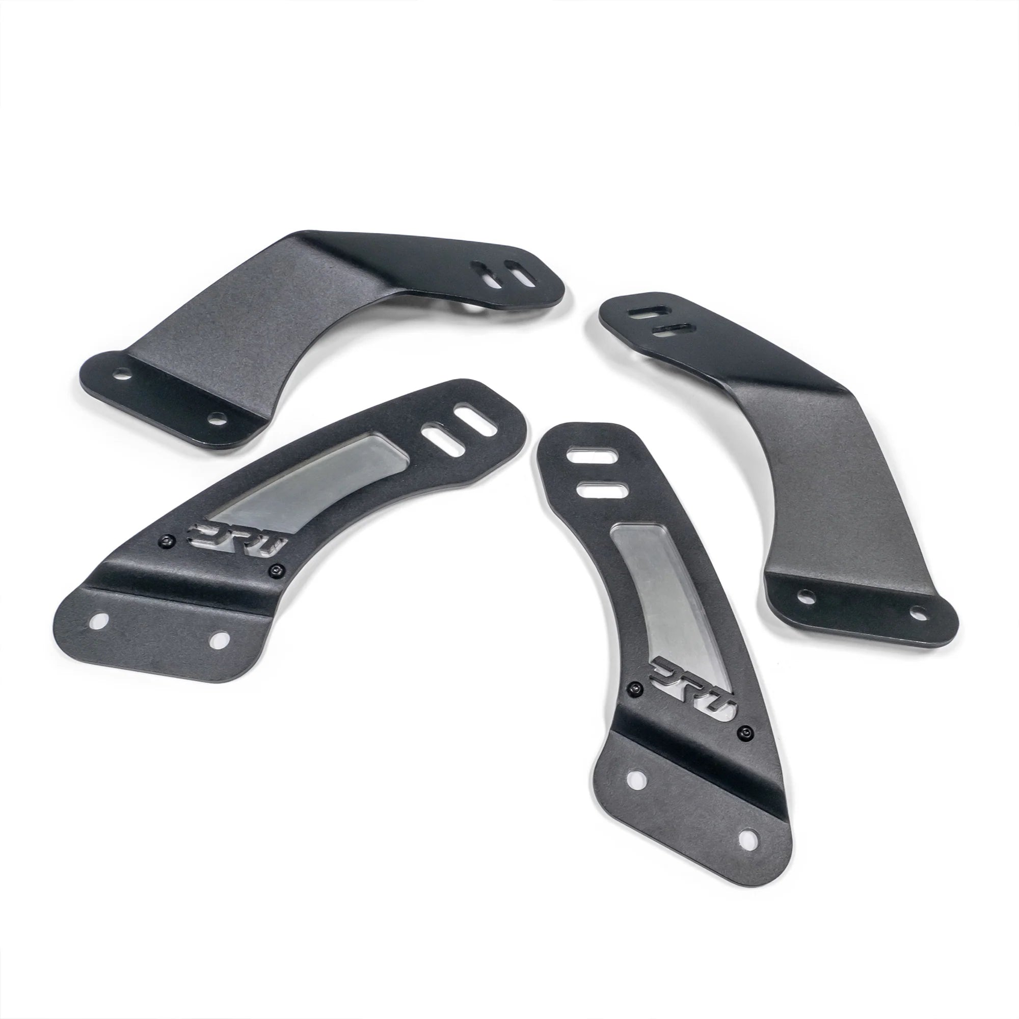 Détail des supports acier et plaques aluminium anodisées