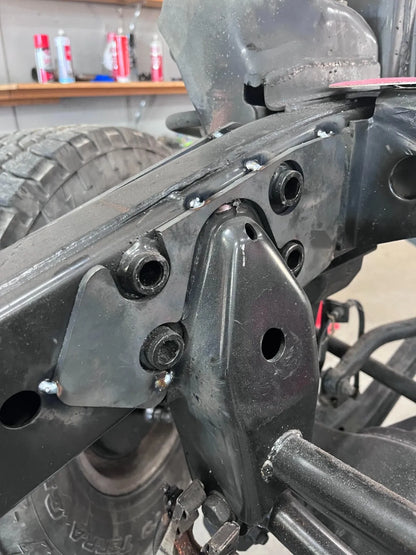 Détail plaques de renfort chassis