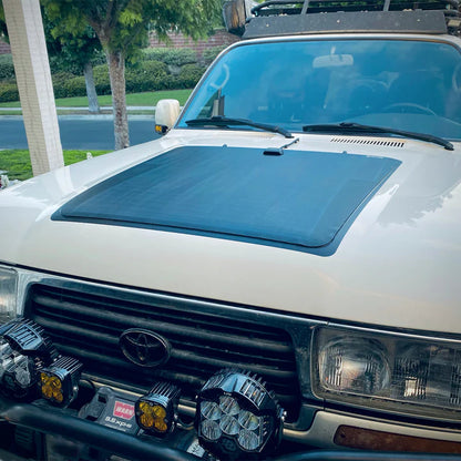 Panneau solaire capot Toyota Land Cruiser 80 Series Lensun 90W