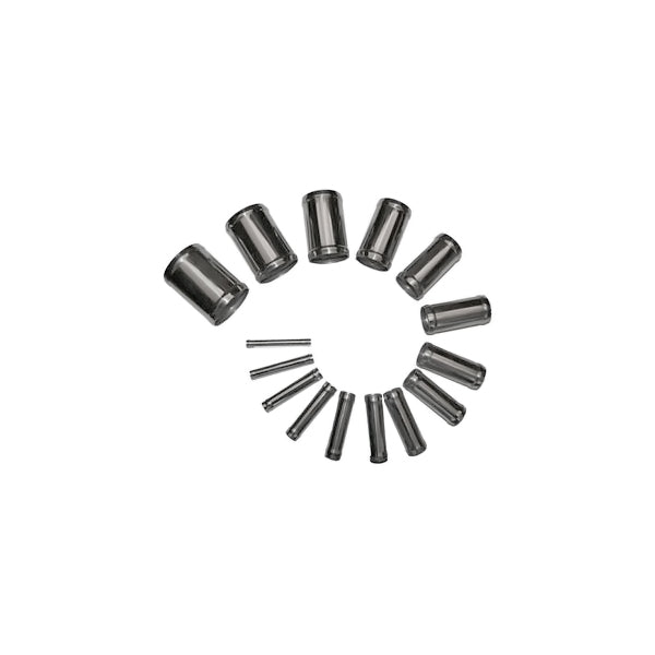 Manchon coupleur aluminium droit 100 mm avec bourrelets