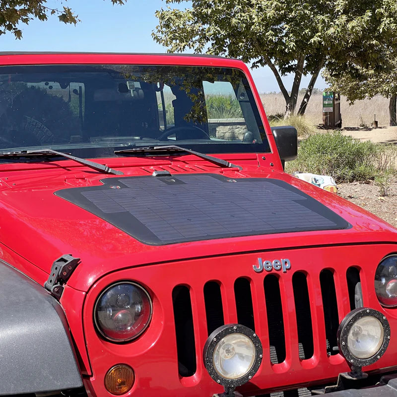 Panneau solaire flexible 105 W – Jeep Wrangler JK – Lensun