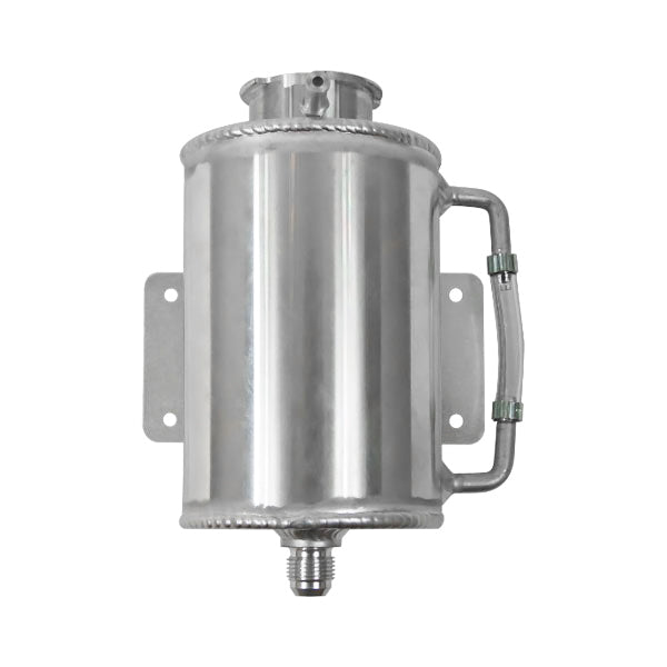 Détail vase d’expansion aluminium universel niveau visible