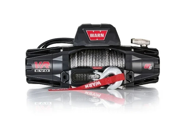 Treuil WARN VR EVO 8-S 12 V – 3 630 kg – Corde synthétique